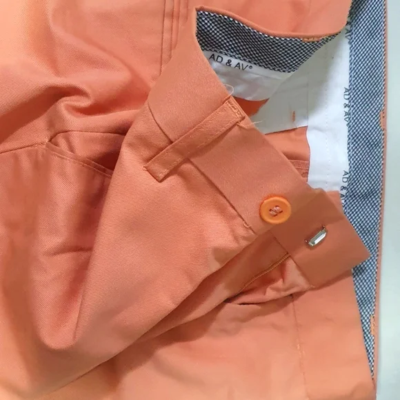 AD & DV ORANGE PANT TROUSER SLIM FIT - Picture 4 of 4